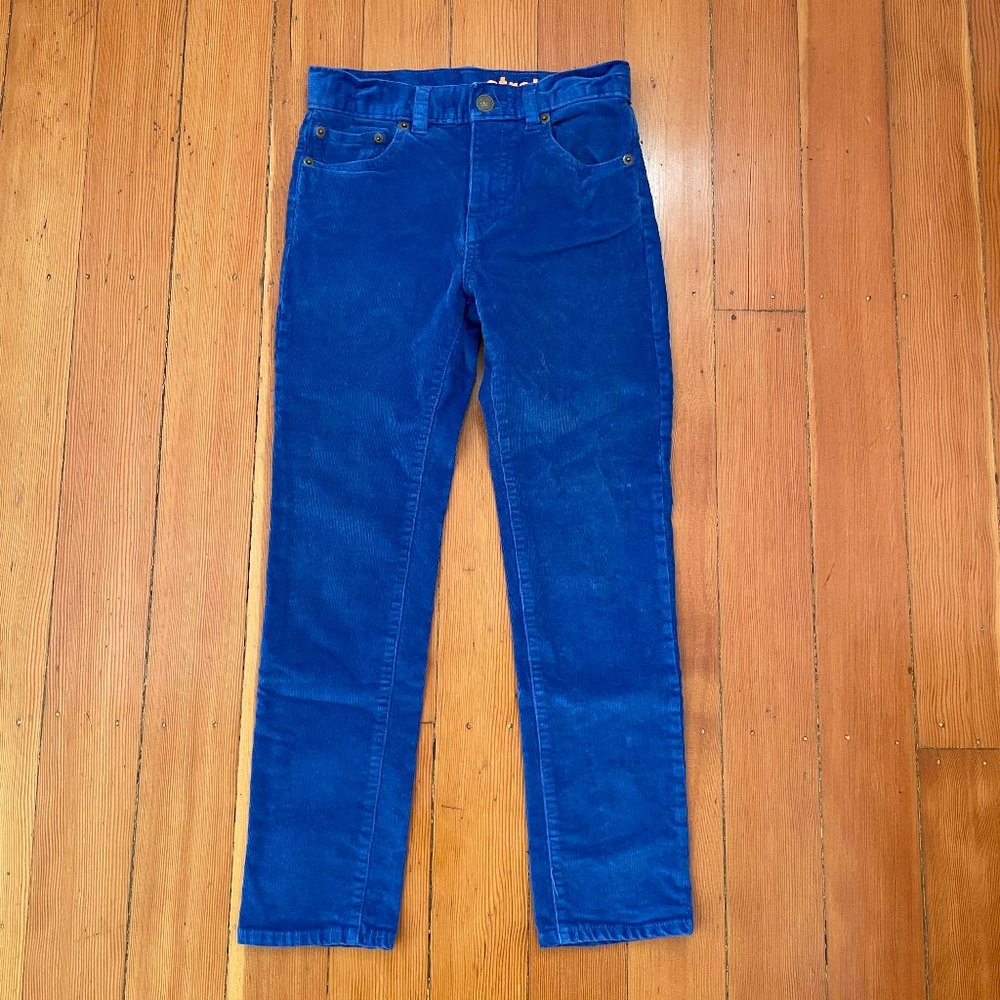 Boys Blue Stretch Corduroys - Crewcuts size 8